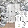 Kit de guirlanda de balões marrons pacote de balões para exportação decoração de festa de aniversário layout de casamento construção de cena
