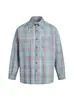 Camisa de Manga Larga a Cuadros Nanxia de Verano Protectora del Sol, Diseño Unisex, Estilo de Nicho, Corte Holgado, Camisa de Moda