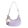 Novas Bolsas da Moda Tendência de Nicho para Mulheres, Bolsa Transversal Estilo Bolinho da Primavera, Bolsa de Ombro Prateada, Bolsa de Moda de Braço 2026