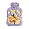 Bolsa de Água Quente de Cartoon para Enchimento de Água de Inverno Ursinho Fofo de Lã Bolsa Térmica para Água Quente Despejar Quente Barriga Quente Bolsa de Mão Venda por Atacado