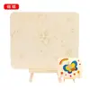 Dia das Crianças Quadro de Desenho DIY Pai e Filho Quadro de Argila Floco de Neve Pintura Graffiti Colorir Jardim de Infância Quadro de Desenho de Madeira Suporte