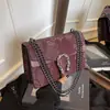 Bolsas de Luxo para Mulheres 2025 Novo Estilo Elegante Bolsa de Corrente Estilo Chanel Versátil Moda Bolsa Dionysus Ombro Único Transversal