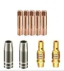 Exportación Transfronteriza Juego Mb15Ak Cubierta Protectora de Boquilla Conductora Varilla de Conexión Juego de Accesorios para Pistola de Soldadura Secundaria Mig15Ak