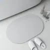 Alfombrilla Suave de Diatomeas Absorbente de Agua Antideslizante para Entrada de Baño Alfombrilla de Suelo de Baño Alfombra Alfombrilla para Puerta de Inodoro del Hogar