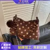 Bolso de Mano de Moda Estilo Coreano de Lunares para Mujer 2026 Nuevo Bolso Cruzado Simple para el Trabajo Bolso de Hombro Único de Alto Valor