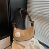Bolsa de Ombro Estilo Meia-Lua Retro Doce Nova e Descolada Transfronteiriça 2026, Bolsinha de Mão e Bolsa de Ombro Fashion, Simples, Casual, de Nicho