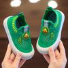 Sapatos Casuais Infantis 2025 Novos Sapatos de Malha Voadora Antiderrapantes Sola Macia Sapatos de Bebê para Homens e Mulheres Slip-on Versáteis Sapatos de Malha Respirável