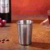 Copo de Vinho de Aço Inoxidável Amazon Copo de Água Conveniente Camada Única Bordado Copo de Cerveja Simples Multiuso Copo de Boca