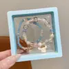 Pulseras para Niños, Exquisitas Pulseras de Perlas para Niñas, Pulseras de Juguete para Casa de Juegos de Niñas Pequeñas, Pulseras de Cristal para Mujeres, Regalos