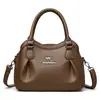 Comércio Exterior Transfronteiriço Outono 2026 Bolsa de Mão Feminina Bolsa Tote para Mães de Meia-Idade, Bolsa de Ombro e Transversal Plissada de Luxo Leve para Mulheres