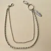 Accesorios de Moda Transfronterizos Europeos y Americanos, Cadena de Metal para Pantalones de Moda, Cadena de Cintura Versátil Unisex Personalizada, Accesorios de Cadena Multicapa, Al por Mayor en Stock