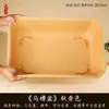 Maceta Rectangular Pequeña de Resina para Uso Doméstico, Cerámica de Imitación Arena Púrpura, Adecuada para Plantas Verdes, Bonsái de Árbol de Banyan, Venta al por Mayor
