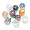 13 * 16MM furo horizontal morango cor mágica vidro cristal galvanizado contas acessórios para joias DIY brincos colar pulseira acessórios