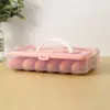Caja de almacenamiento de huevos para refrigerador doméstico, caja de conservación de grado alimenticio, caja especial para congelar huevos, caja de plástico, bandeja multicapa