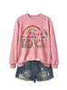 Sudadera de otoño e invierno para mujer, arcoíris, hecha para enseñar Amazon eBay estación independiente moda divertida