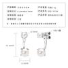 Amazon Classic Moda Pendientes de Perla de Agua Dulce, Elegante Plata de Ley S925, Redondos, Alto Brillo, Pendientes Pequeños de Bombilla Premium