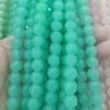Cuentas redondas de cristal de color sólido de 10 mm con esmalte para pulseras, collares, accesorios, pulseras semiacabadas, accesorios para pulseras y collares, venta al por mayor