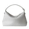Bolsa Hobo Pequena Bolsa Feminina Tecida à Mão Nova Bolsa Dumpling Fashionável Bolsa de Ombro de Mão Transversal Bolsa Feminina
