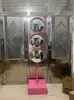 Espejo Fotográfico de Celebridad de Internet, Espejo Reflectante Cóncavo-Convexo, Decoración para Actividades al Aire Libre, Espejo de Gran Ángulo, Toma de Fotos en Atracciones Turísticas, Espejo Rosa Divertido