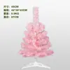 Decoraciones navideñas de stock nuevo transfronterizas Árbol de Navidad de PVC rosa encriptado Artículo de exhibición para decoración de centros comerciales en casa