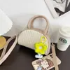 Bolso de mujer tejido a mano transfronterizo 2026 nuevo modelo bolso concha simple tejido bolso de playa bolso cruzado cadena bolso de hombro de moda