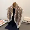 Nuevo Patrón de Espiga Geométrica Algodón y Lino Bufanda Cuadrada Pequeña Pañuelo para la Cabeza tipo Terciopelo Chal Protección Solar Bufanda para el Cuello Bufanda para Mujer