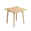Mesa para Idosos em Madeira Maciça, Adequada para Combinação de Mesa de Jantar e Cadeiras para Envelhecimento, Móveis para Apartamento de Casa de Repouso, Casa de Repouso, Mesa de Lazer para Instituição de Saúde