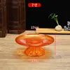 Prato de Oferenda de Frutas para Buda, Oferenda para Guanyin, Prato de Vidro com Pé Alto, Prato de Oferenda de Templo, Utensílios Budistas, Oferendas Domésticas, Frutas