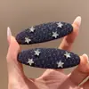 Pinza para el Cabello Melaleuca Otoño e Invierno para Mujer Lazo Estampado Leopardo Exquisita Pinza BB Accesorios para el Cabello Nuevo Estilo 2026 Pinza de Pato de Punto Versátil