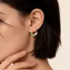 Pendientes de alta gama, modernos y a la moda, estilo nicho, versátiles para el uso diario, pendientes de aro brillantes retro franceses