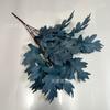 Un ramo de 20 piezas de hojas de roble materiales de techo para boda decoración de arreglo floral para colgar en la pared del auditorio de bodas decoración de diseño guía de camino flores falsas