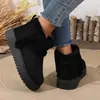Botas de Nieve del Noreste 2026 Invierno Nuevas para Exteriores Forradas de Polar Suela Gruesa Algodón para Nieve Transfronterizas Peludas Botines Cortos para Mujer