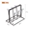 Estante para tazas de hierro forjado, estante para copas de vino, escurridor de tazas de vidrio, estante de almacenamiento de escritorio, portavasos de café y copas de vino