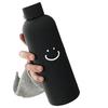 Simples smile bar portátil vácuo copo par copo de água grande capacidade leve portátil de alta aparência chaleira de aço inoxidável