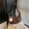 Transfronterizo 2026 Nuevo Genial Dulce Retro Moda Bolso de Media Luna para Debajo del Brazo, Moderno, Sencillo, Casual, Bolso de Mano y Bolso de Hombro de Nicho