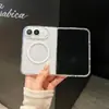 Adecuado para iPhone18DUO funda de teléfono magnética transparente Apple 82% de descuento funda protectora acrílica minimalista a prueba de caídas