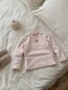 Resistencia al frío -20 grados ~ Ropa Infantil Xie Jinma con Lana y Seda Camiseta de Capa Base Calentadora de Invierno para Niñas con Grafeno