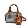 Bolso de Hombro Estilo Coreano para Niños y Niñas Bolso de Mano Estilo Occidental Mini Lindo Colgante de Oso Nuevo Bolso de Bolos para Niños