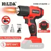 Pistola de Aire Caliente Recargable Portátil de Alta Potencia con Batería de Litio, Temperatura Ajustable, Pequeña, Inalámbrica, Pistola de Carga para Soldar Plástico