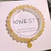 Pulsera de Citrino Amarillo Natural para Mujer, Diseño Original, Pulsera Atractora de Riqueza, Wholesale de Nicho para Mujeres, Citrino Amarillo de 6 mm
