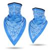 Tendencia Rushing Transfronteriza Turbante de Seda de Hielo Moda Street Dance Flor de Anacardo Máscara Set de Cuello Hip-hop Bufanda Triangular para Ciclismo al Aire Libre