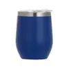 Suministrado directamente por el fabricante, vaso de agua de acero inoxidable 304, taza de huevo aislada en forma de U al vacío de doble capa, taza creativa de cáscara de huevo al vacío de 12 oz