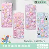Pegatinas blandas y lindas de animales para aliviar el estrés, adorables pegatinas de burbujas 3D de conejito, recompensas para niños y niñas