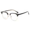 1553 nuevo estilo puede combinar miopía gafas de cejas para hombre de negocios media montura gafas anti luz azul gafas sencillas lisas para mujer