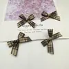 Cinta a Cuadros de 1 cm con Accesorios de Moño en Stock, Artículos Decorativos para Ropa Interior, Calcetines, Cajas de Regalo, Decoración DIY
