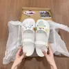 Zuecos de Estilo Dibujo Animado para Mujer para Uso en Exteriores, Chanclas de Playa, Zapatos sin Cordones Versátiles de Verano, Sandalias Cerradas Perezosas para el Hogar para Mujer