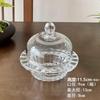 Tigela Estilo Chinês Ninho de Pássaro Copo de Tremella de Vidro com Tampa Transparente Exquisito Alta Qualidade Doméstico Tigela para Frutas Lanches Sobremesas Copo Pequeno para Sopa