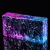 Tijolo de Cristal Sólido Transparente Cor Transparente Tijolo Bolha Quadrado Derretimento Quente Varanda Tela de Parede Divisória Externa Tijolo de Vidro