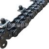 08B Cadena de Dientes Afilados de Doble Fila con Poste Guía Cadena de Dientes Afilados Alta Resistencia Cadena de Transmisión para Máquinas de Ampollas Maquinaria para Madera Transportador Especial