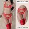 Golden Night Sexy Underwear Roupa íntima feminina Sexy Pure Desire Temptation Arquivo aberto Sem decolagem plus size Sem decolagem Perspectiva Renda Perspectiva